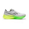 SAUCONY Endorphin Speed 3 ריפוד נמוך נעלי ריצה לגברים לבן אפור S20756-75