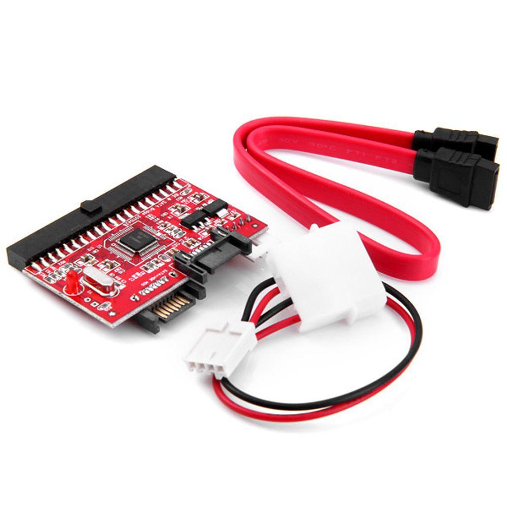 

Motherboard IDE to SATA Converter Conversion Card SATA to IDE Adapter Bidirectional Conversion Card червоний