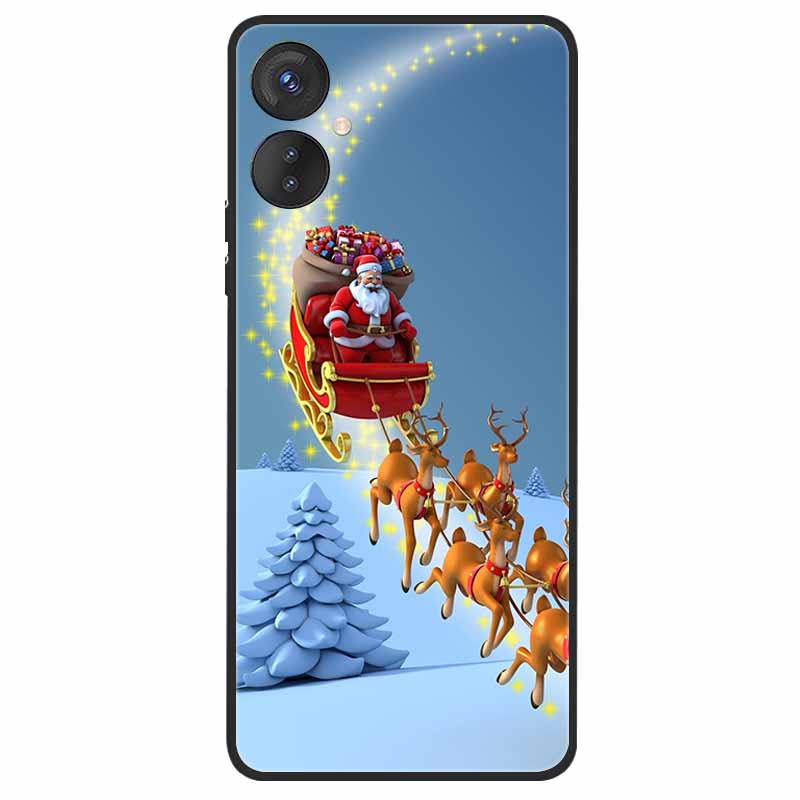 Christmas Case For Tecno Spark 9 Pro POP 5 LTE 7 7T 5 Pro Silicone Soft TPU Cover for Tecno Spark9 Pro 9Pro KH7 Case POP5 LTE