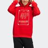 adidas Neo M Ssfv1 Hoodie American Vintage Casual Sports Printed Pullover Hooded Sweatshirt Men Hoodies Red H52977