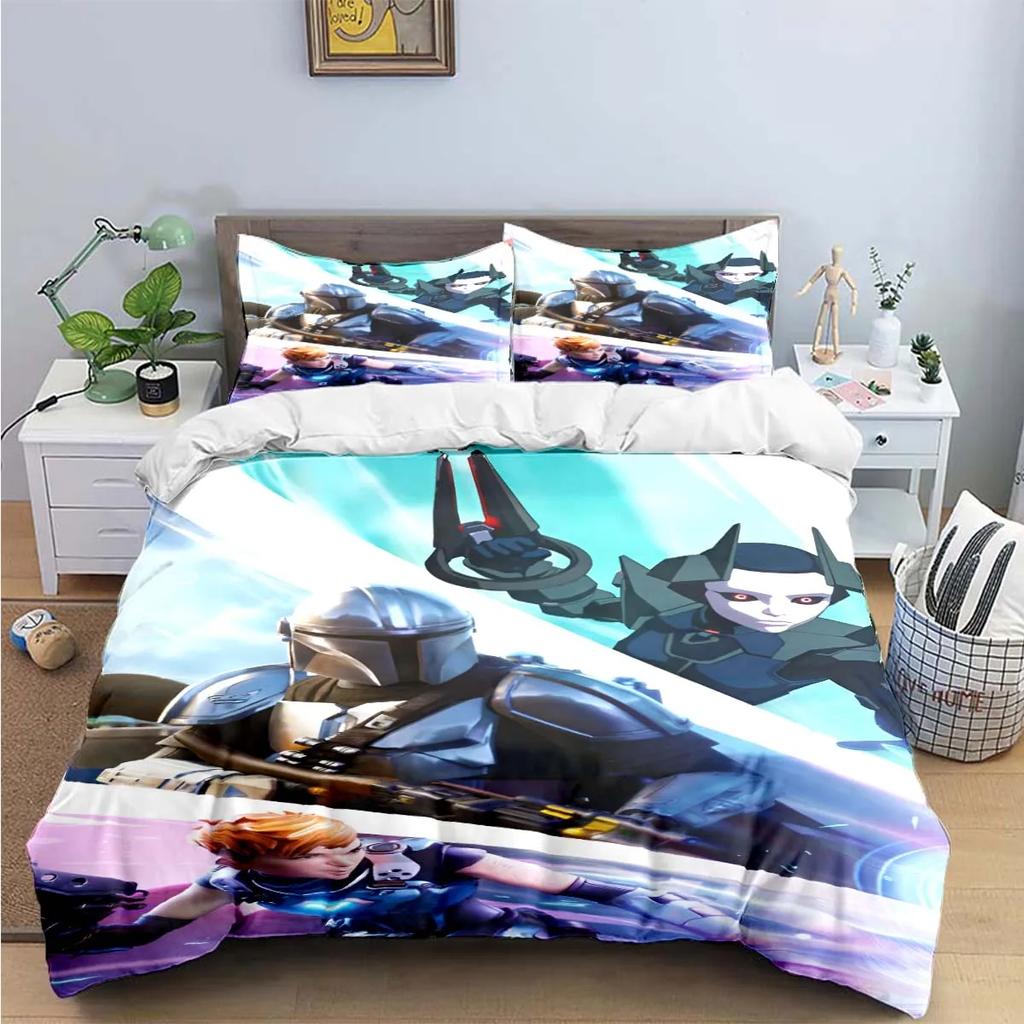 3D Fashion Game Cartoon Character Print Bedding Sets Bed Supplies Set Duvet Cover Bed Comforter Set Bedding Set Gift