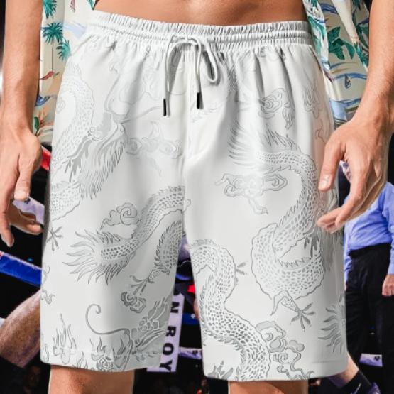 Dragon Muay Thai Boxing Kickboxing Shorts 3D Print Fighting Training Unisex Men Women Quick Dry Fitness Gym Sport Workout Casual Streetwear