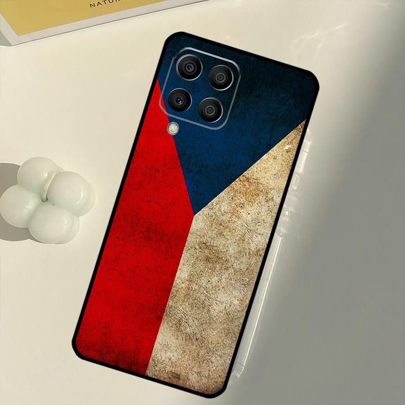 Czech Republic Flag For Samsung Galaxy M54 M21 M33 M53 M13 M12 M32 M52 M11 M31 M35 M55 M15 M14 M34 M06 M16 Case