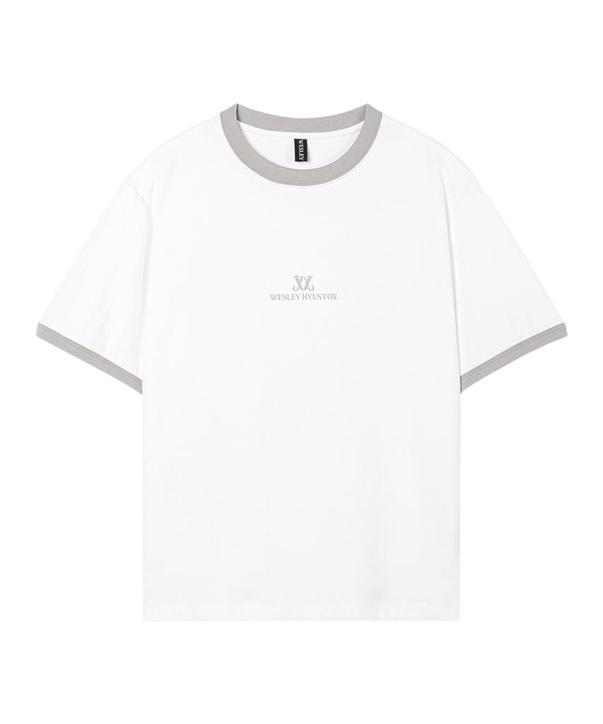 Weseullihyuseuteon Essential Logo Ringer T Shirt White
