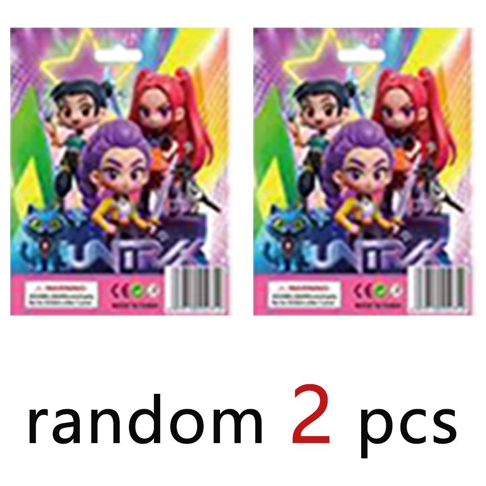 Kpop Dämonenjagd Blind Box Serie Figur Modell Spielzeug Cartoon Gaming Zubehör Schreibtischdekoration Halloween/Weihnachten für Kinder GeschenkK