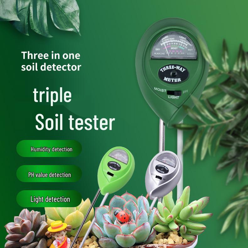 

Детектор влажности почвы, pH и питательных веществ 3-в-1 для растений и цветов Yellow (English)