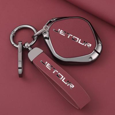 Jetour Dasheng Key Case: 22 Model-Compatible Anti-Lost Car Remote Shell Pendant for Men