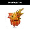 Multipurpose Charm Artificial Pumpkin Container with Flower Long Time Use Home Accessory and Office Decoration