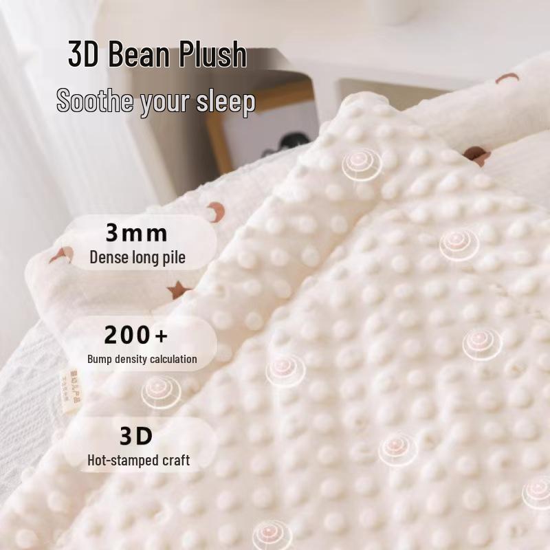 Soft Cotton Velvet Baby Stroller Seat Cushion for Autumn & Winter