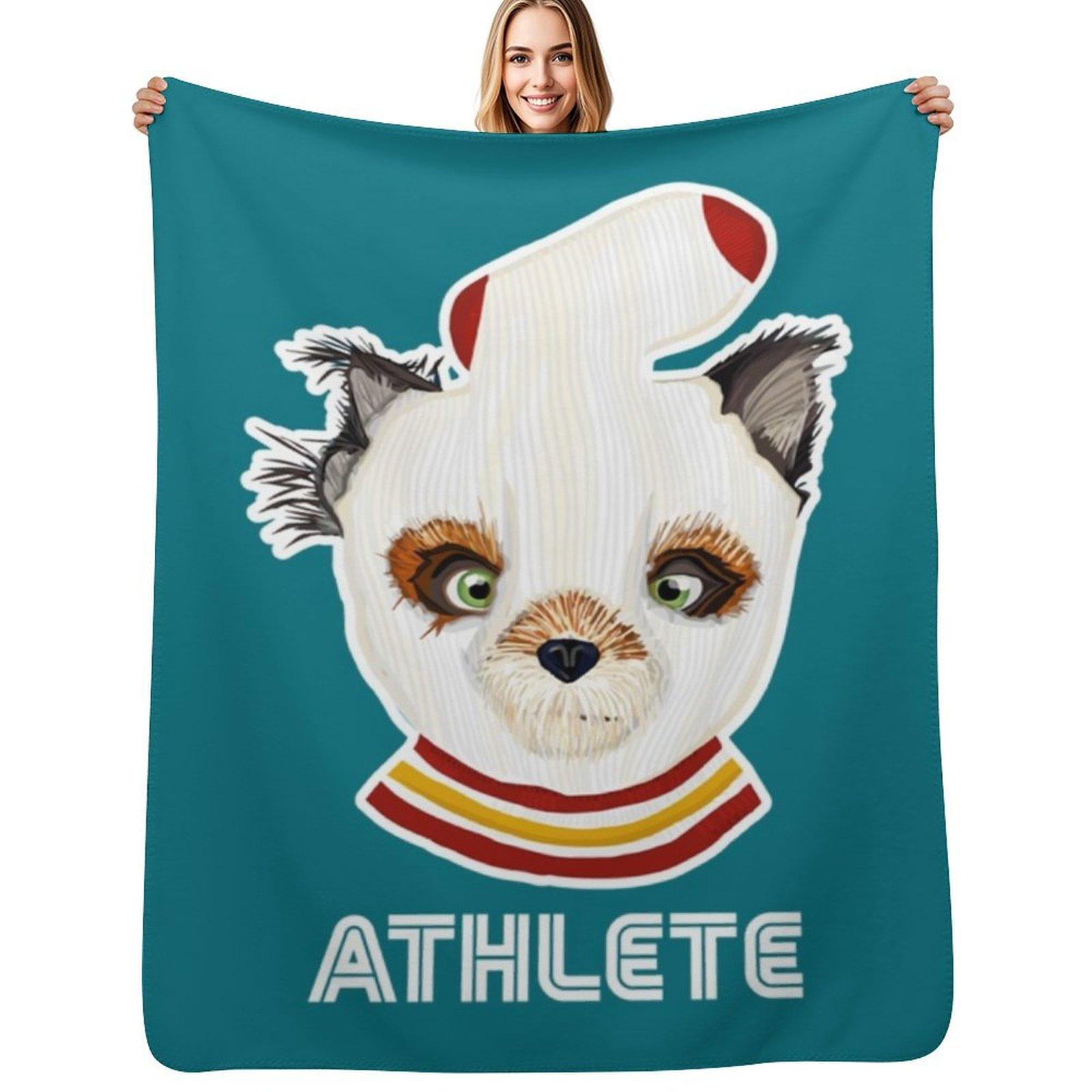 Fantastic Mr Fox Ash Athlete Throw Blanket Warm Accent Blanket for Living Room Decoration 102x76cm(40x30in)
