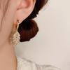 Luxury Micro-Paved Full Diamond Leaf Tassel Ear Cuffs - Exquisite, Shiny, High-End Fashion Earrings