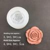 6-in-1 Rose with Leaves Mold: For Plaster, Resin, Mousse, and Aromatherapy