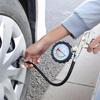 Multi-Function Tire Pressure Monitor Tester Car Motorcycle Tire Pressure Gauge Air Compressor Dial Gauge Inflator Pump Tool