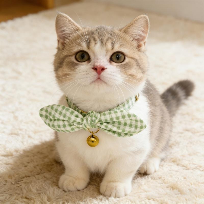 Knitted Pet Collar Adjustable Design for Small Medium Large Dogs and Cats Comfortable Daily Walking Outdoor