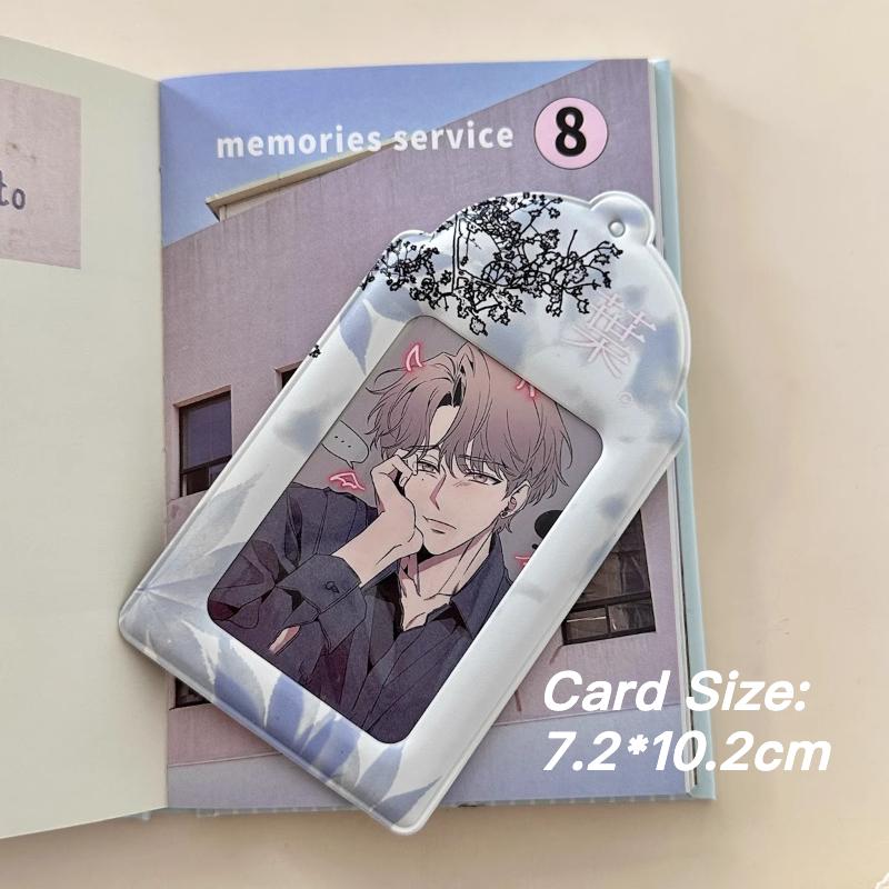 

Original Chinese Style Tree Shadow Photo Frame Polaroid Card Holder Kpop Idol Card Sleeves Protective Cover Girls Bag Pendant