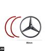 2025 Het För Mercedes Benz S-klass A2238170100 GLA-klass A2478170500 85mm Bakre Stjärnemblem Svart Silver Bakre Bagagelucka Logotyp Klistermärke