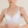 Sommar Triangel Cup Spets BH Fransk Icke-stål Ring Utan ärr Baksida Underkläder Linne Tunn BH