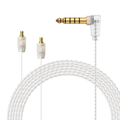 OKCSC Aurora Earphone Cable IE400pro Recable Balanced Connection Extra Thin Type For SENNHEISER Compatible with 2 Cores High Purity OFC Silver Plated