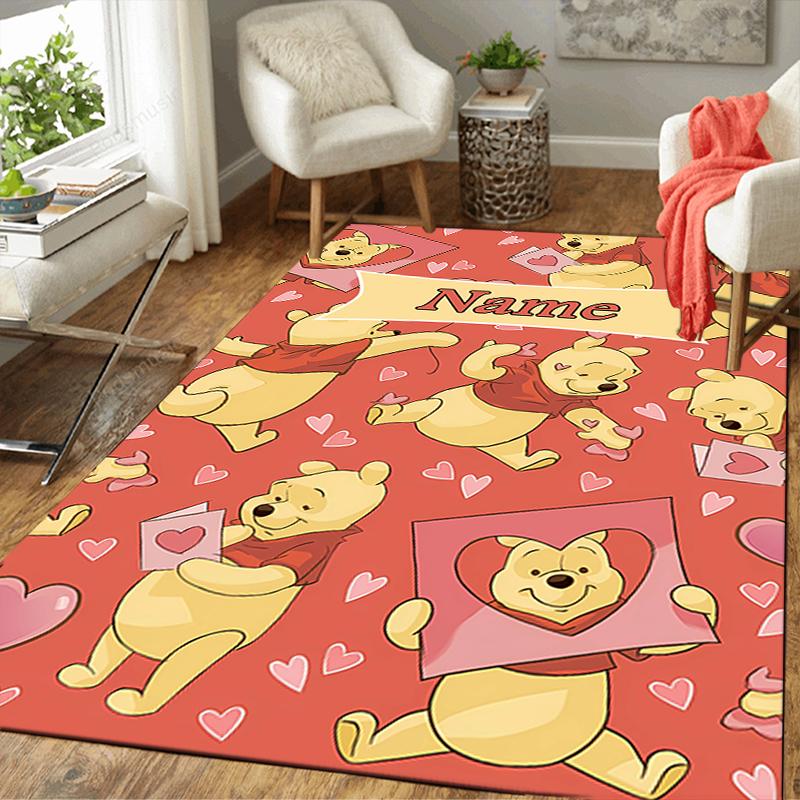 Custom 1Pc Piglet'S Heartfelt Adventure Rug Office Carpet Indoor Outdoor Entrance Doormat Nonslip Soft And Comfortable Living Room D916345