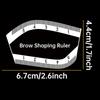 Eyebrow Shaping Ruler Brow Ruler,Professional for Beginners Positioning Lightweight Fast Drawing