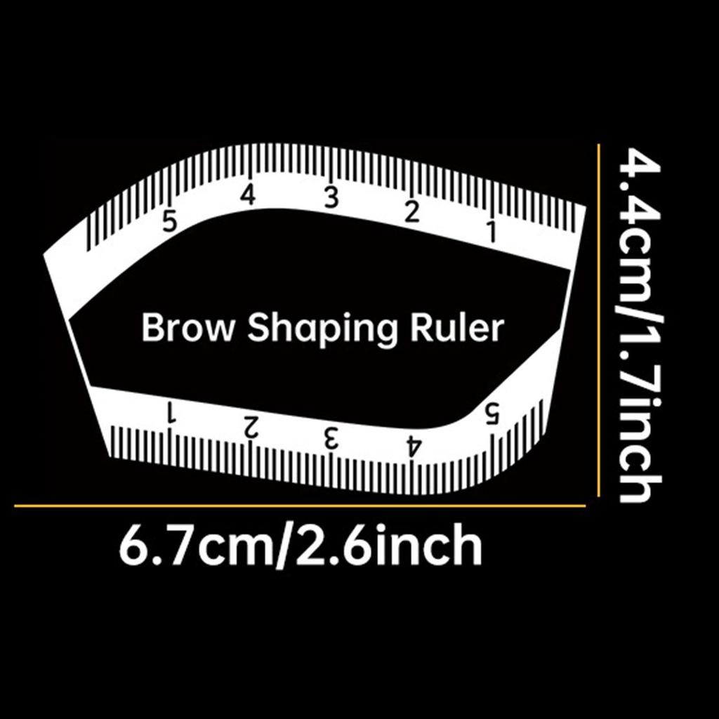 Eyebrow Shaping Ruler Brow Ruler,Professional for Beginners Positioning Lightweight Fast Drawing