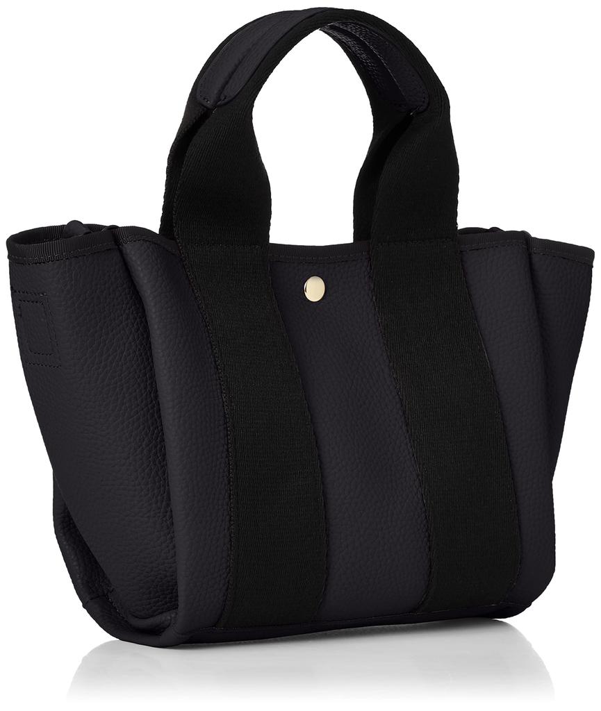 Kashkash 2-Way Tape Tote Bag with Shoulder Strap, Size S (01-00-72971), Women's, Black