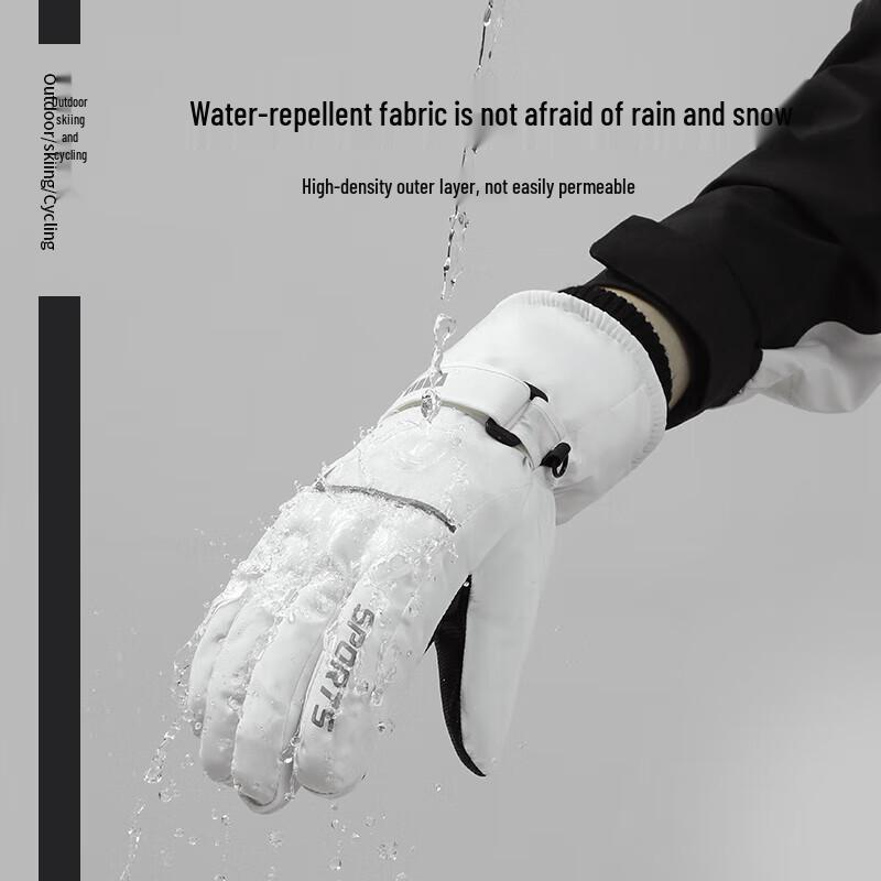 Nanjiren Men's Winter Thermal Cycling Gloves