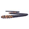 Hematite Obsidian Tiger Eye Beads Necklaces Men Fashion Triple Protection Necklaces Women for Magnetic Health Protection Jewelry