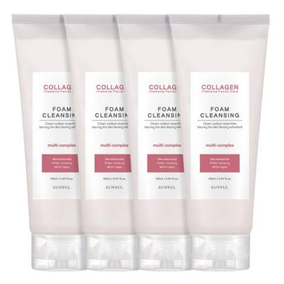 Eunyul Collagen Intensive Facial Care Foam Cleansing 150ml*4Pcs