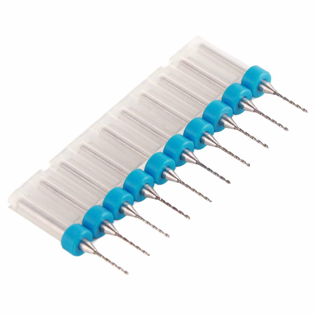 10Pcs Mini Drill Bits Set for Woodworking Drilling Watch Mobile Phone Repair Tools 0.8MM