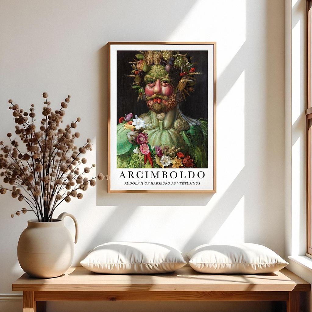 Plakat Porträt Gemüse