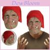 Funny Brown Latex Smoking Grandma Mask For Halloween Cosplay Party Props