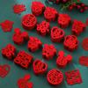 Chinese Style Happy Characters Red Wedding Happiness Confetti Mini Happiness Love Stickers Banquet