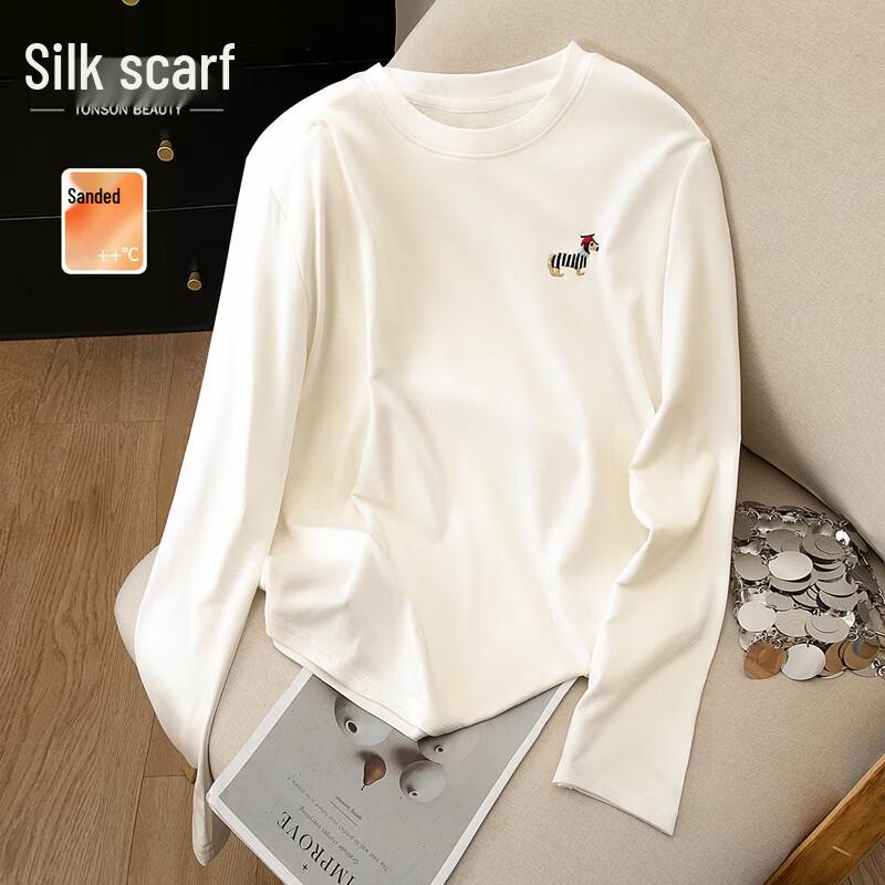 Women s Embroidered Long Sleeve T-Shirt L