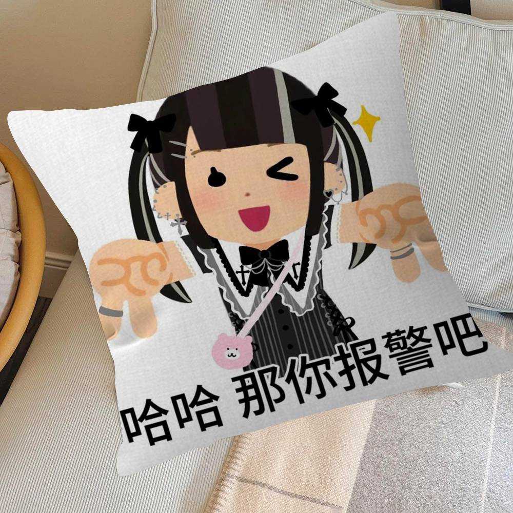 Anime Jirai Kei Desen Animat Design Frunză de Arțar Husa Pernă Decor Recoltă Fericită de Toamnă Decor de Sărbătoare Husa Pernă