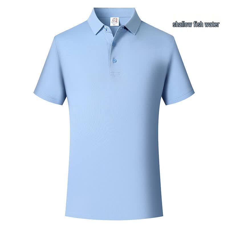 Buzhiyi Unisex 5A Cotton Short Sleeve Polo Shirt