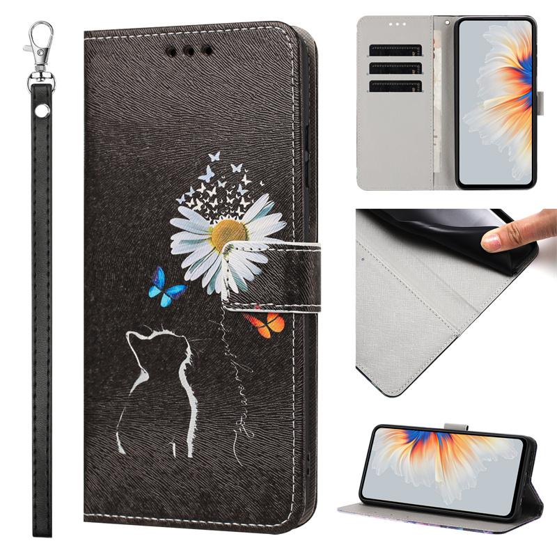 Note15/Note14/Note13 Pro+ Sonnenuntergang Bemalte Hülle für Xiaomi Redmi Note 15 14 13 12 11 Pro 10 9 Pro Plus Brieftasche Lederhülle Hülle
