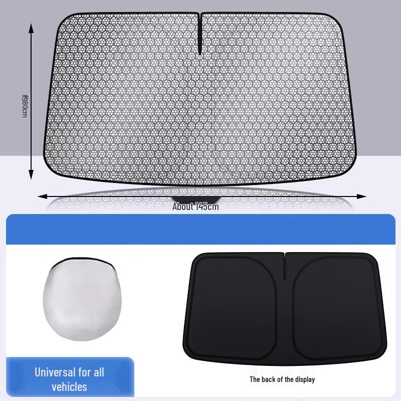 Graphene Car Windshield Blackout Sunshade Insulation Curtain
