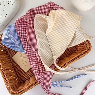 Bandana Stirnband im pastoralen Stil Damen Dreieckstuch Haarband Frühling Sommer Mädchen Mode Dekoration Bänder Haartuch