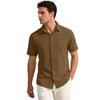 Summer new solid color lapel pocket short-sleeved shirt light mature casual T-shirt