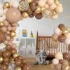 Ballon Café Marron Sable 120 Pièce Guirlande Ballons Beige Marron Caramel Fête Enfant Anniversaire Décoration Fête Mariage Nouvel An