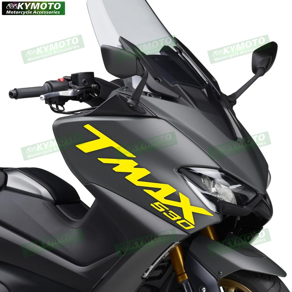 Per TMAX530 TMAX 530 accessori moto carrozzeria da corsa adesivi decorazione auto serbatoio carburante logo motore carena adesivi casco