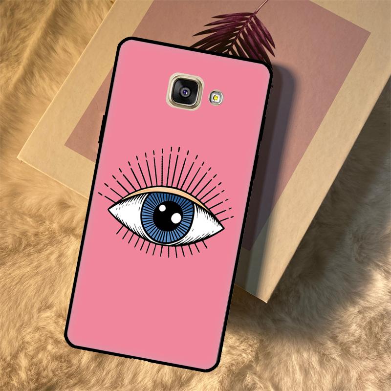 Evil Eye Lucky Eye Blue Case For Samsung Galaxy A3 A5 2016 J3 J5 J7 2017 J2 J6 J4 Plus J8 A6 A7 A8 A9 2018 Fundas