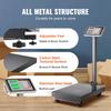 Computing Digital Platform Scale, 300 kg Load, 50 g High Accuracy, Electronic Floor Scale with LB/KG, Tare, Price Calculator, AC/DC Power Supply, Fit