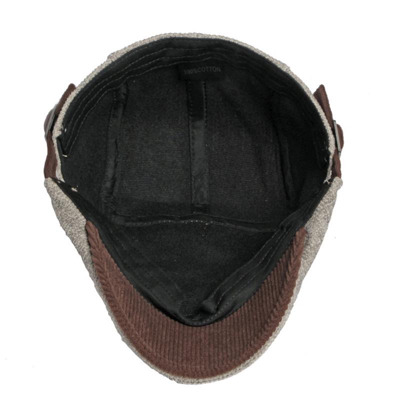 Berretto Basco Primavera Autunno Stile Britannico Occidentale Cappello Newsboy Cappello Piatto Avanzato Cappello Ivy Classico Vintage Berretto Uomo Donna