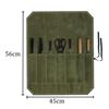 Canvas Knife Roll Bag Portable Lightweight Chef Knife Storage Carrier 1Pcs Suitable for Home Kitchen Camping Trip