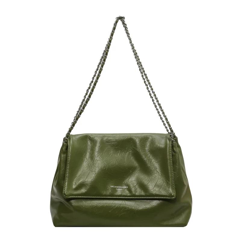 Women's Shoulder Bag with Solid Interior Compartment Soft Nylon Bag Casual Bags Fashion New Style