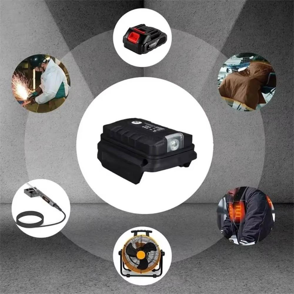 Dual USB Ports 5V 2A USB Battery Adapter for Makita  Workshop Power Tool Accessories