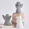 Heart Wings Angel Silicone Scented Candle Mold DIY Girl Sculpture Gypsum Home Decor Handmade Human Resin Mold for Birthday Gifts