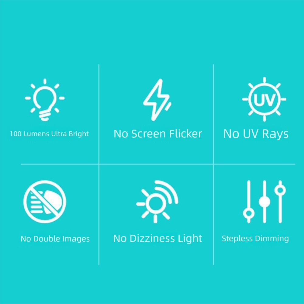 1/2/3Pcs Rechargeable Wireless Picture Light Wall Mounted LED Wall Lamp  Bedroom